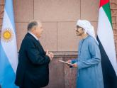 El Canciller Werthein mantuvo un encuentro con Su Alteza el Jeque Abdullah bin Zayed Al Nahyan