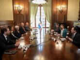 Reunión de la Canciller Diana Mondino con Angeliki Frangou, Presidente y Directora de Navios South American Logistics Inc.