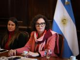 Secretaria Cecilia Todesca Bocco con empresas argentinas de la industria alimenticia y del sector software