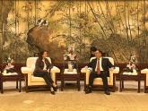Mondino fue recibida por el Vicealcalde de Shanghái, Hua Yuan