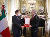 Embajador Giuseppe Manzo y Canciller Felipe Solá 