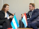 UN_Mondino and the Vice Prime Minister and Minister of Foreign Affairs of Luxembourg, Xavier Bettel