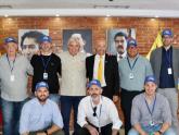 Embajador Oscar Laborde con empresas agroindustriales argentinas, misión de negocios en Venezuela