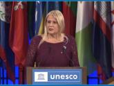 UNESCO: La embajadora Losardo participó del debate general sobre política 
