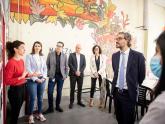Santiago Cafiero, Cecilia Todesca Bocco, Guillermo Merediz y Juan Usandivaras con Julia Argani y Guillermina Esmoris