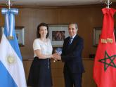 Argentina - Marruecos: Mondino dialogó con el Embajador sobre la amplia agenda bilateral