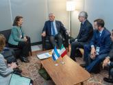 Mondino se reunió con su par de la República Italiana, Antonio Tajani
