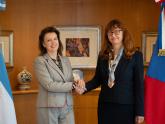 Mondino welcomed the new Ambassador of the Czech Republic, Jarmila Povejšilováa 16-10-24