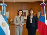 Mondino welcomed the new Ambassador of the Czech Republic, Jarmila Povejšilováa 16-10-24