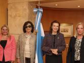 Canciller Diana Mondino con Mujeres Maritimitas