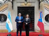 Mondino recibió a su par de la República Checa, Jan Lipavsky, en el Palacio San Martín