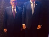 Quirno mantuvo un encuentro con el Canciller de Perú, Hugo de Zela