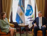 OECD Secretary General Mathias Cormann visits Buenos Aires: meeting with Foreign Minister Mondino and rest of National Cabinet