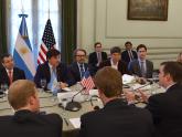 Horacio Reyser recibe a la OPIC de Estados Unidos en el Palacio San Martín