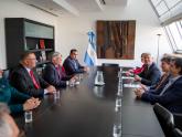 Sahores recibió al Secretario de Emergencia Nacional de Paraguay