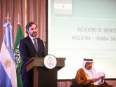 Santiago Cafiero_Bilateral con Arabia