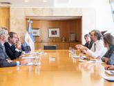 Santiago Cafiero y Andrés Allamand