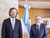 Santiago Cafiero y Mario Cimoli_CEPAL_Cancillería