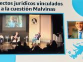 Jornada de debate académico sobre la Cuestión Malvinas en el auditorio de Casa de América, Madrid. Secretario Guillermo Carmona