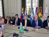 El canciller Solá con diputados del Parlasur