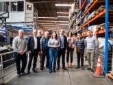 Cafiero visitó la empresa Tromen