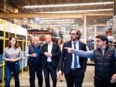 Cafiero visitó la empresa Tromen