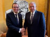 El Canciller Werthein y el Ministro de Relaciones Exteriores de Noruega, Espen Barth Eide, en la 61º Conf. de Seg. en Munich