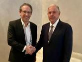 El Canciller Werthein y el Ministro de Finanzas de Alemania, Jörg Kukies, en la 61º Conferencia de Seguridad en Munich
