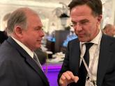 El Canciller Werthein y el Secretario General de la OTAN, Mark Rutte, en la 61º Conferencia de Seguridad en Munich