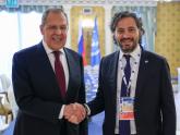 El canciller Cafiero se reunió con su par ruso, el ministro Serguéi Lavrov