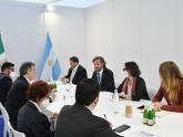El canciller Santiago Cafiero mantuvo reuniones bilaterales con su par de México, Marcelo Ebrard