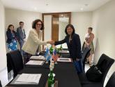Secretaria Cecilia Todesca Bocco y Representante Comercial de los Estados Unidos Katherine Tai