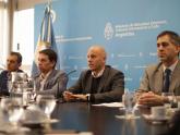 Reunión en la Cancillería con el gobierno de San Juan