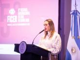 Paula Vázquez en el lanzamiento del 5° Festival Internacional de Cine de Entre Ríos (FICER)