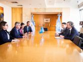 Reunión de Cafiero con Jean-Pierre Lacroix
