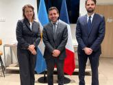 Con Stéphane Séjourné, Presidente de Renaissance (ex-EnMarche!) el partido presidencial