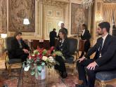 La canciller Diana Mondino con su par francesa Catherine Colonna