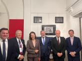 Foreign Minister Mondino meets in Italy with the Minister of Agriculture and opens two art exhibitions at Casa Argentina in Rome