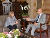 Malcorra met with the Prime Minister of Lebanon, Taman Salam