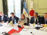 Malcorra, Prat Gay, Dietrich, Aranguren. Breakfast meeting with Japanese businesspersons