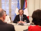 Canciller Santiago Cafiero en el Seminario Regional de Francia para las Américas y el Caribe en el Palacio San Martín