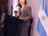 Diana Mondino presentó en el Palacio San Martín a su equipo de funcionarios