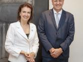 Diana Mondino y Christian Hooft