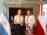 Diana Mondino recibió a la Embajadora de Polonia, Aleksandra Piatkowska