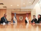 Mondino recibió al Embajador de la República Árabe de Egipto en la Argentina, Mohamed Ibrahim Kazem