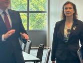 Foreign Minister Diana Mondino met with her UK counterpart, David Cameron