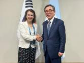 Mondino met with South Korean Foreign Minister Cho Tae-yul