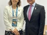 Mondino held a bilateral meeting with her Paraguayan counterpart, Rubén Ramírez Lezcano