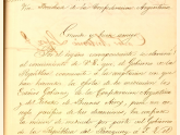 Nota de Carlos Antonio López