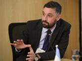Santiago Galar, Director Nacional de Cooperación Internacional, exponiendo en la primera Reunión de Expertos sobre la Medición d